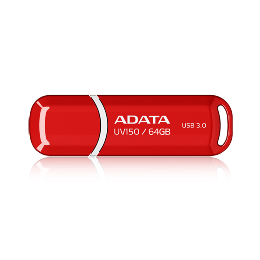ADATA 64GB DashDrive UV150 unidad flash USB USB tipo A 3.2 Gen 1 (3.1 Gen 1) Rojo - Clave MCAD64GBFLASHUBUV150R
