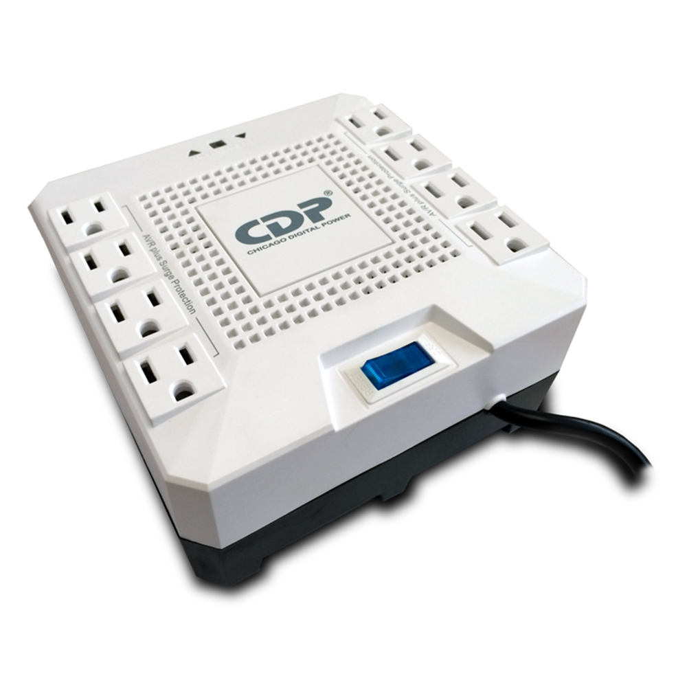 CDP R-AVR1808 regulador de voltaje 8 salidas AC 120 V Blanco - Solicita ...